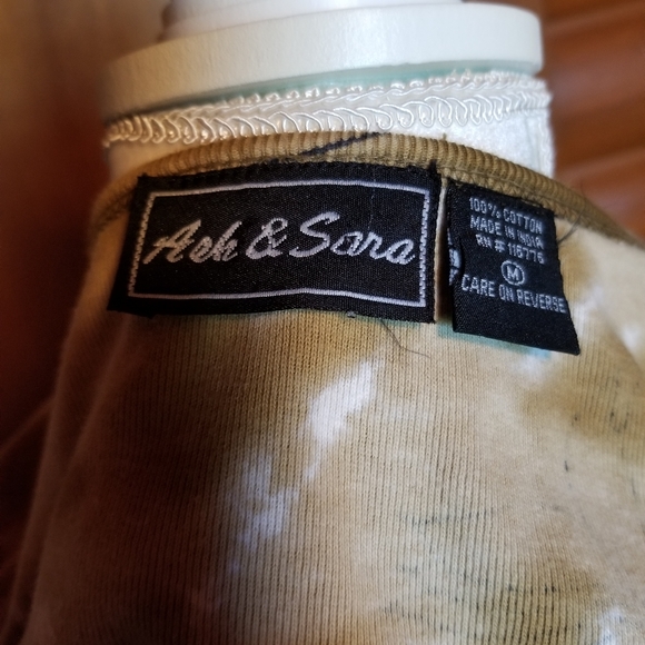 Ash & Sara Pullover Shirt Multicolored Floral Sz M - Picture 5 of 7